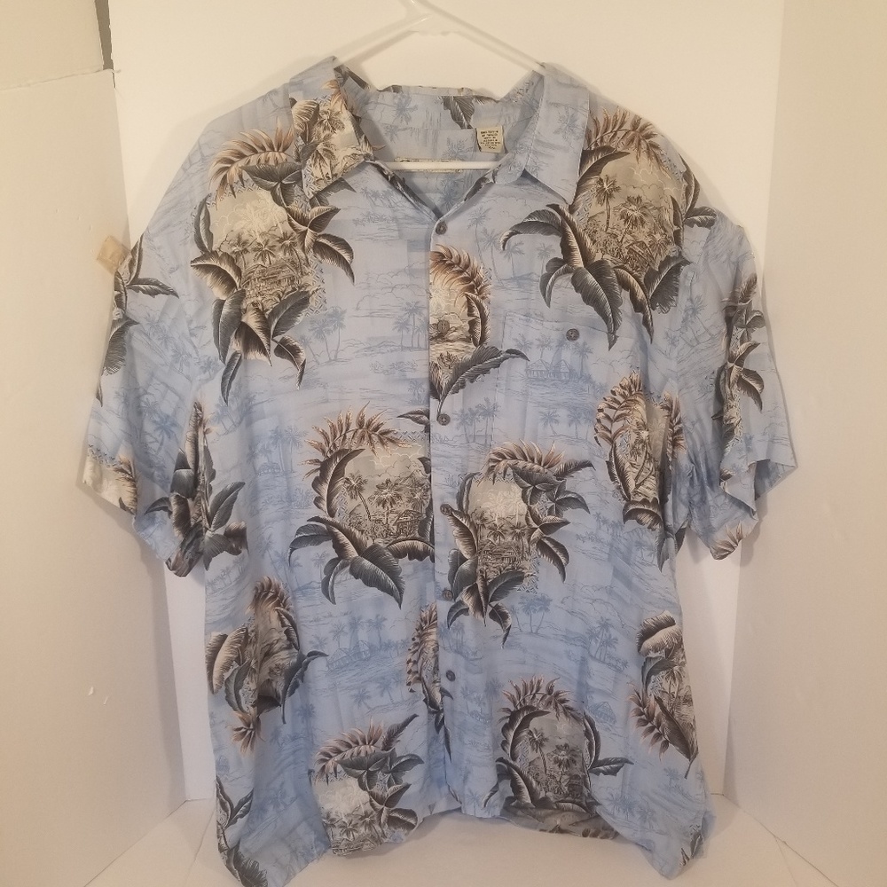 BATIK BAY HAWAIIAN BUTTON DOWN SHIRT